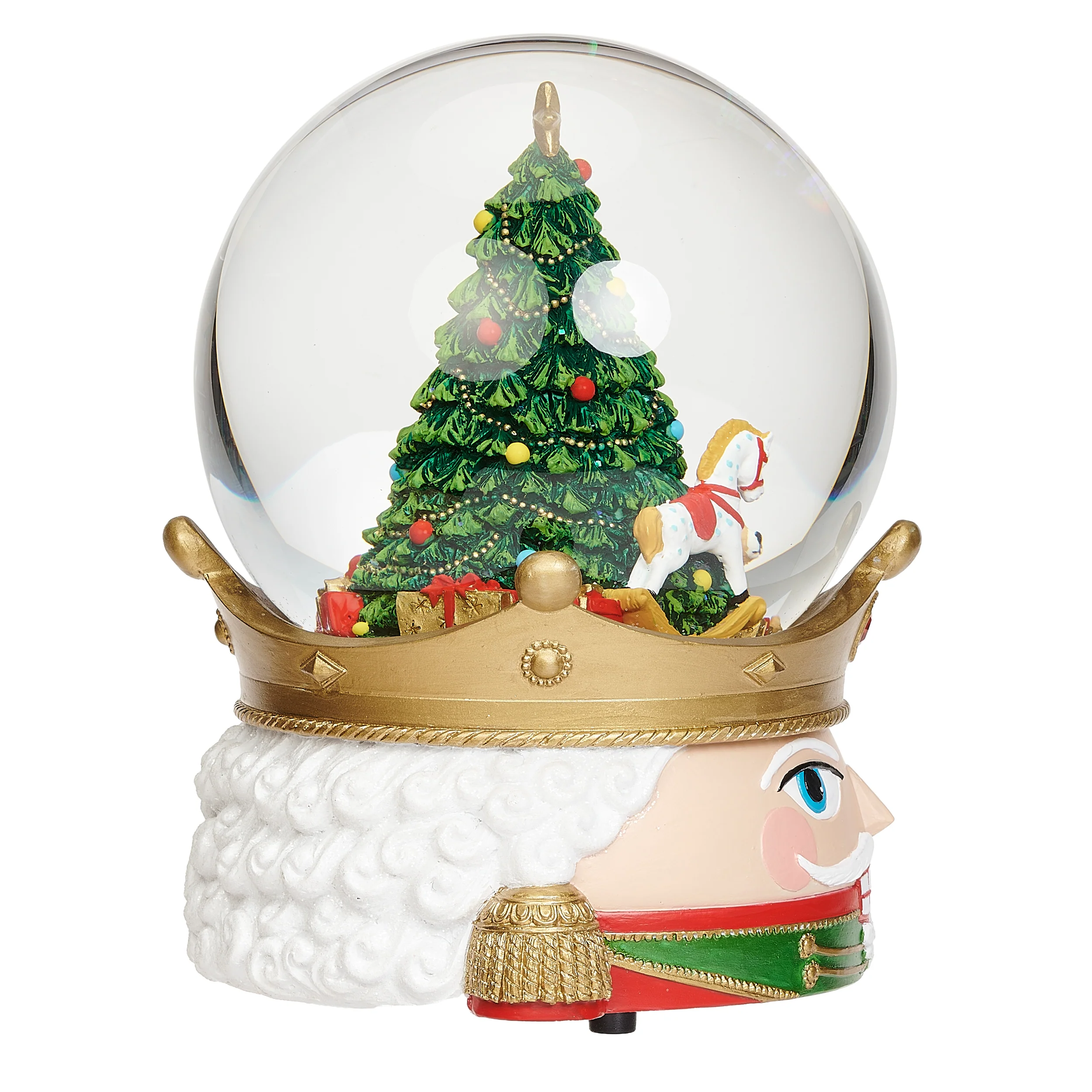 Glitterdome Musical Nutcracker Head – "The Nutcracker Suite" Tune - Image 3