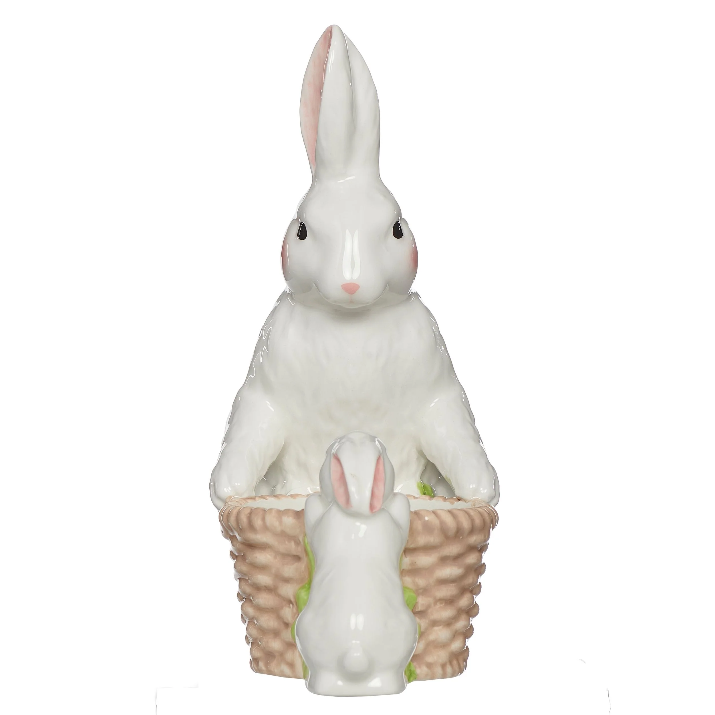 Adult & Baby Bunny Planter - Image 4