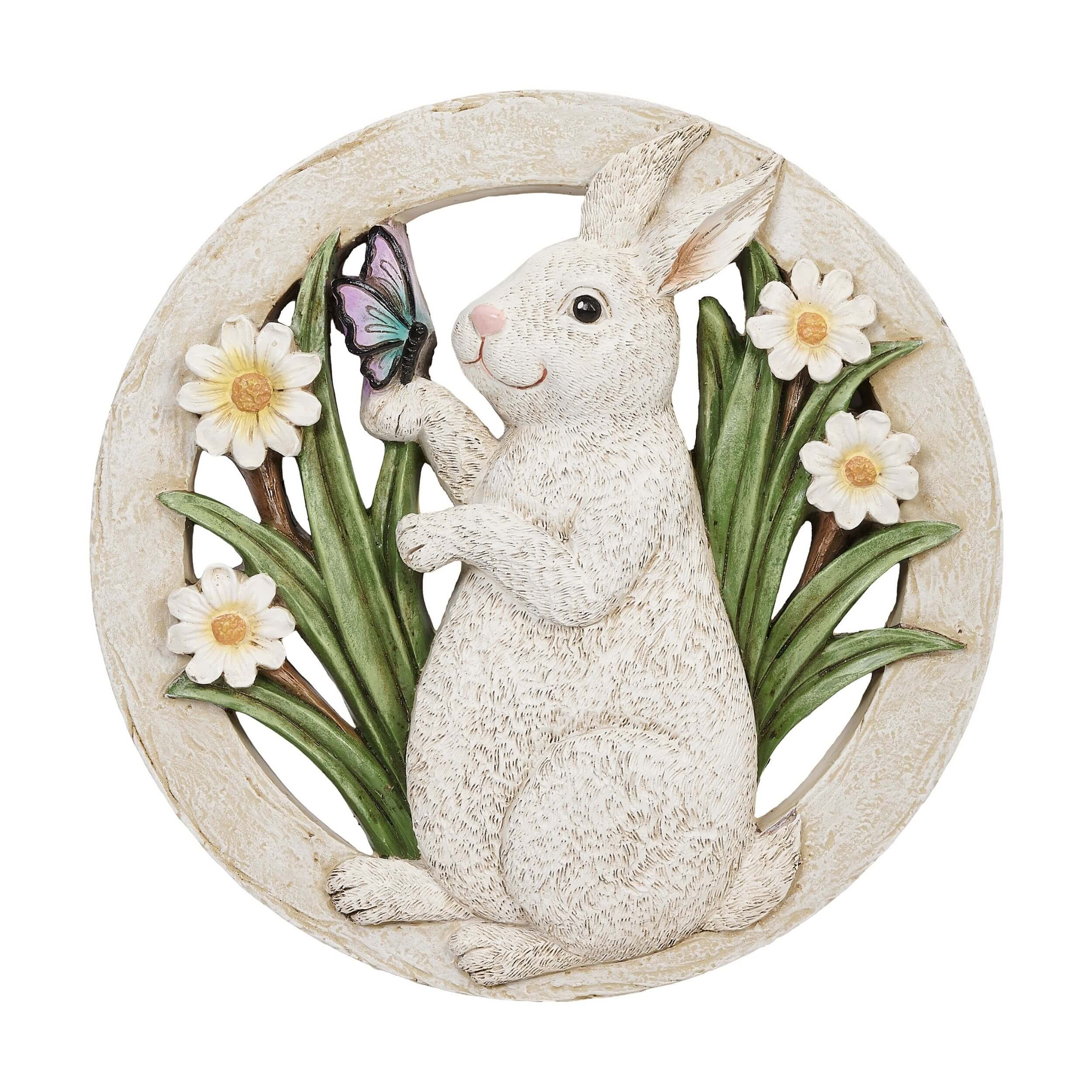 Bunny & Butterfly Garden Stone - Image 4