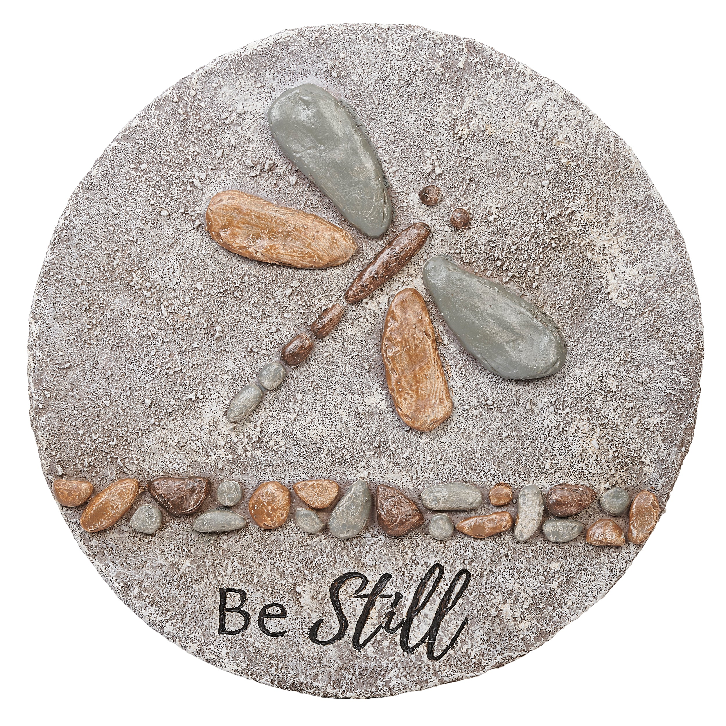 Be Still Pebble Dragonfly Garden Stone - Image 4
