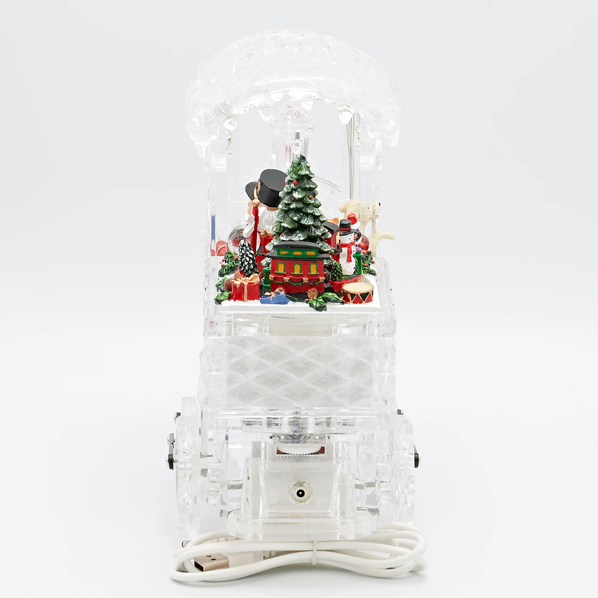 Amusements Lighted Musical Train with Rotating Wheels - Image 3