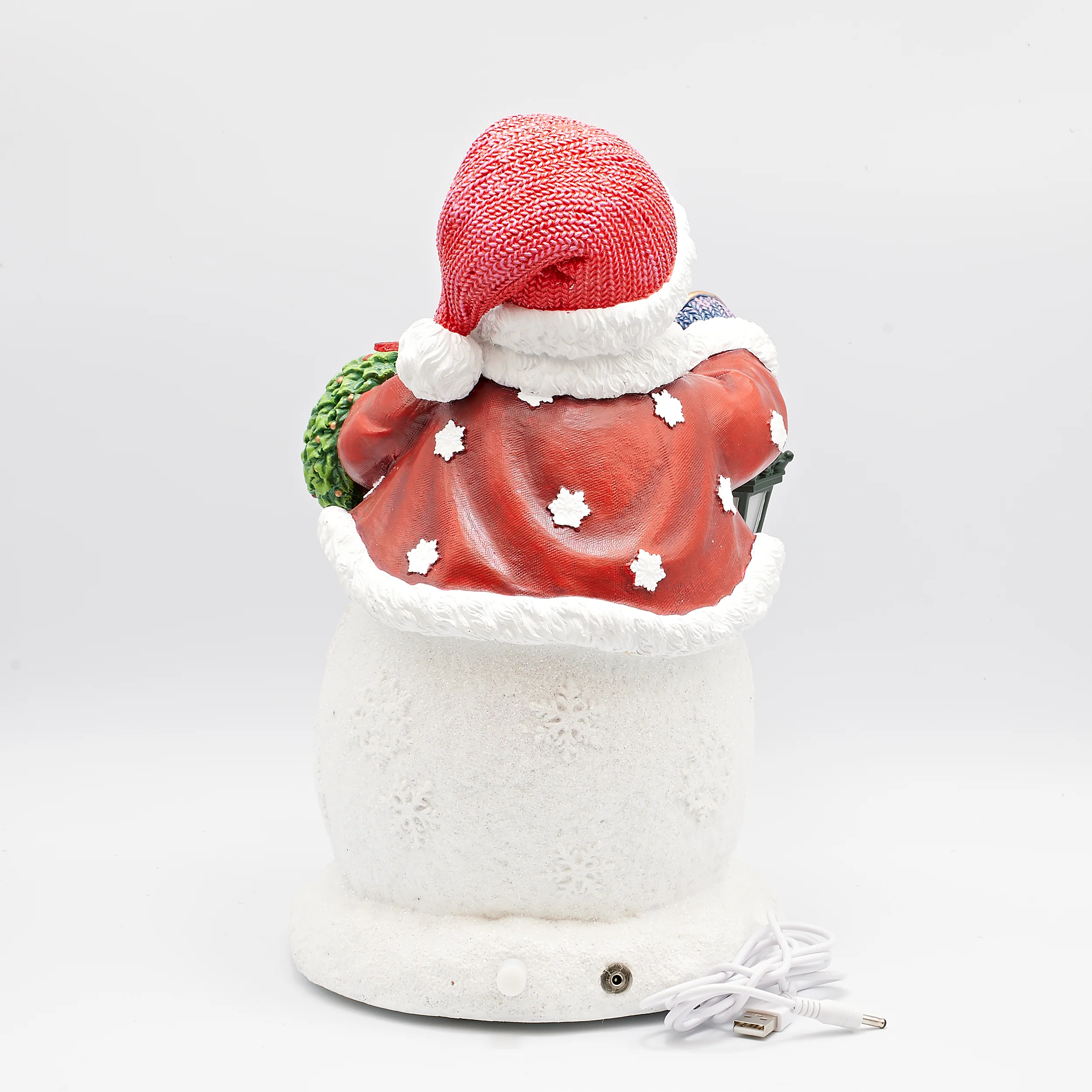 Amusements Lighted Musical Snowman with Rotating Santa's Village - Image 3